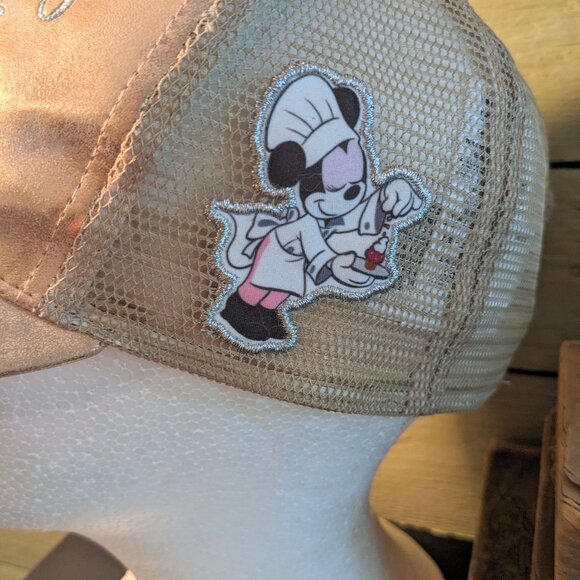 Disney Parks "EVERYTHING'S better with SPRINKLES" Baseball Cap Hat Shimmery Gold - Picture 4 of 9